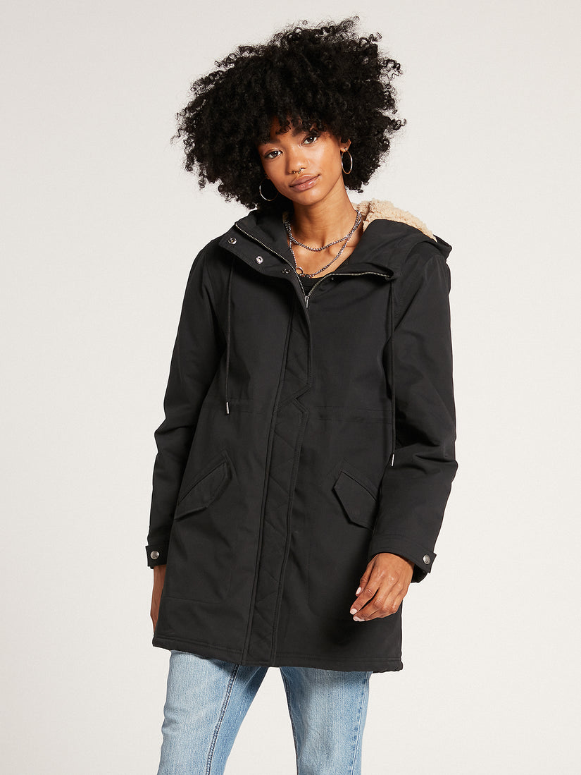 Less is More 5K Parka Jacket - Black (B1732112_BLK) [F]