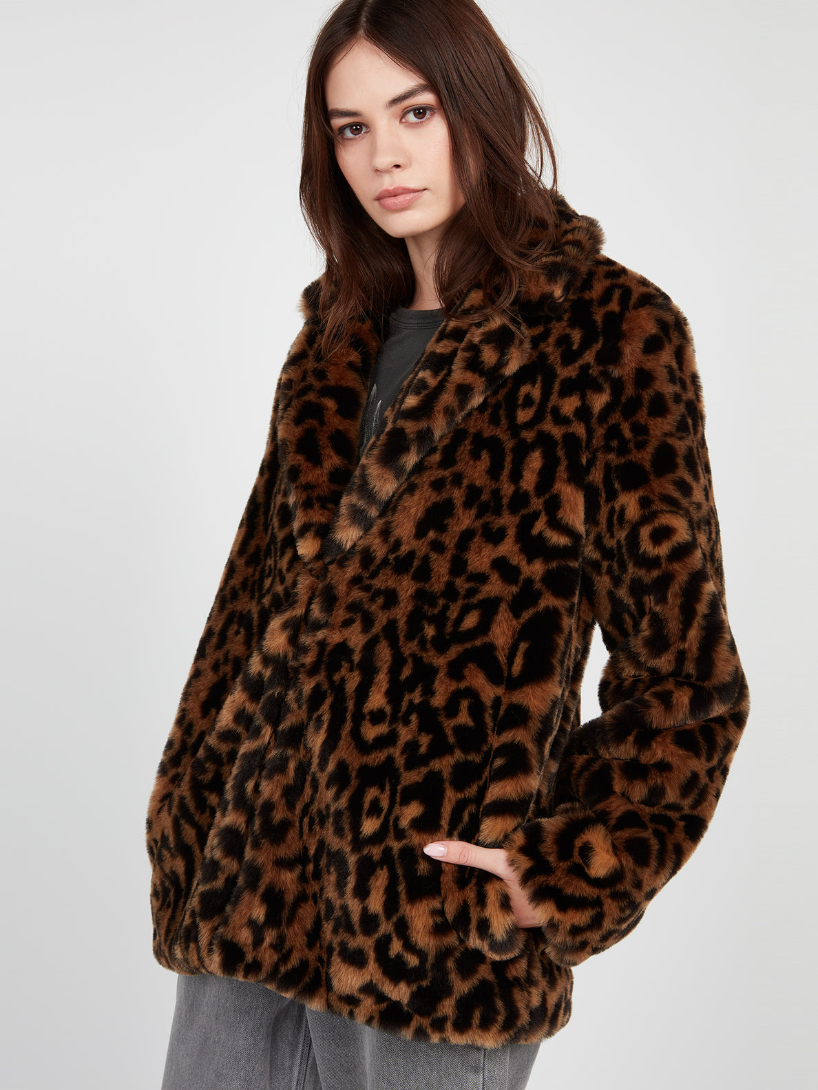 Brown Leopard Coat | Taehyung - BTS XXL