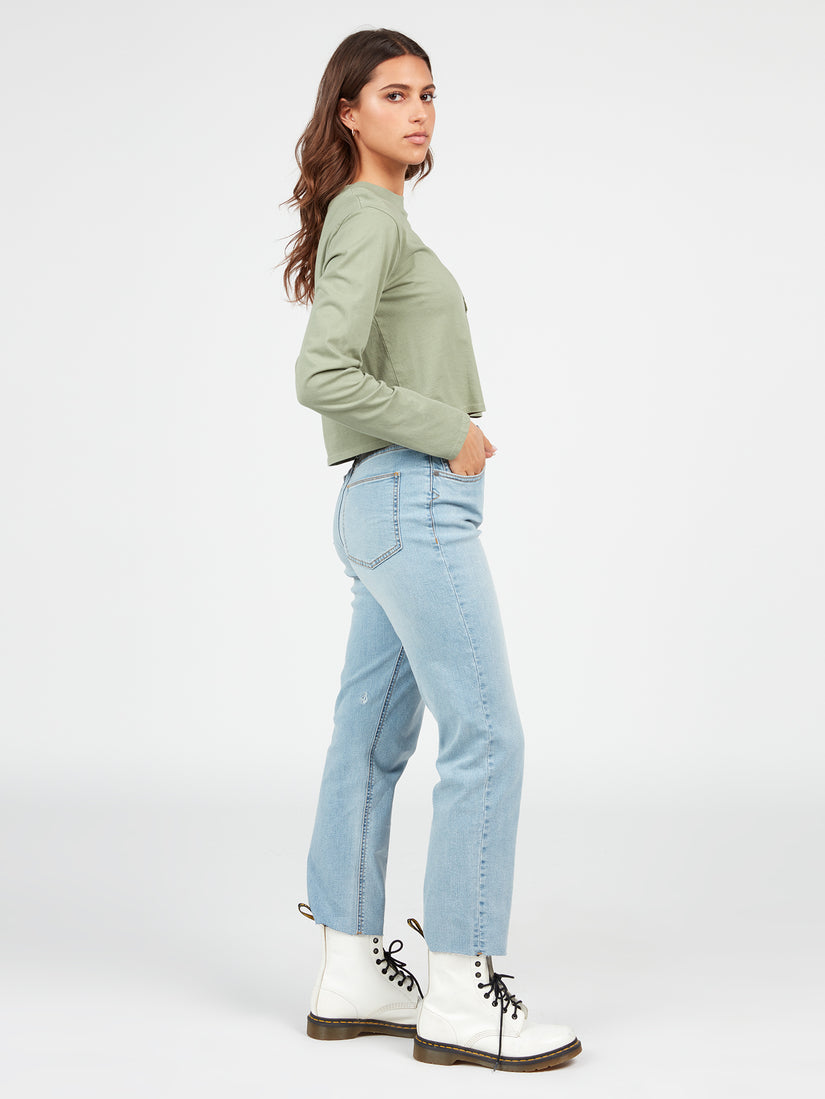 Stoned Straight Jeans - Retro Blue (B1932003_RTB) [F]