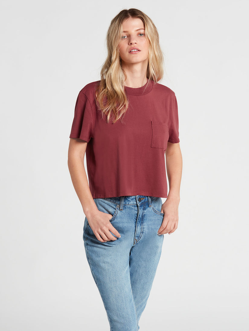 Pocket Stone Tee - Bark Brown (B3512120_BAB) [F]