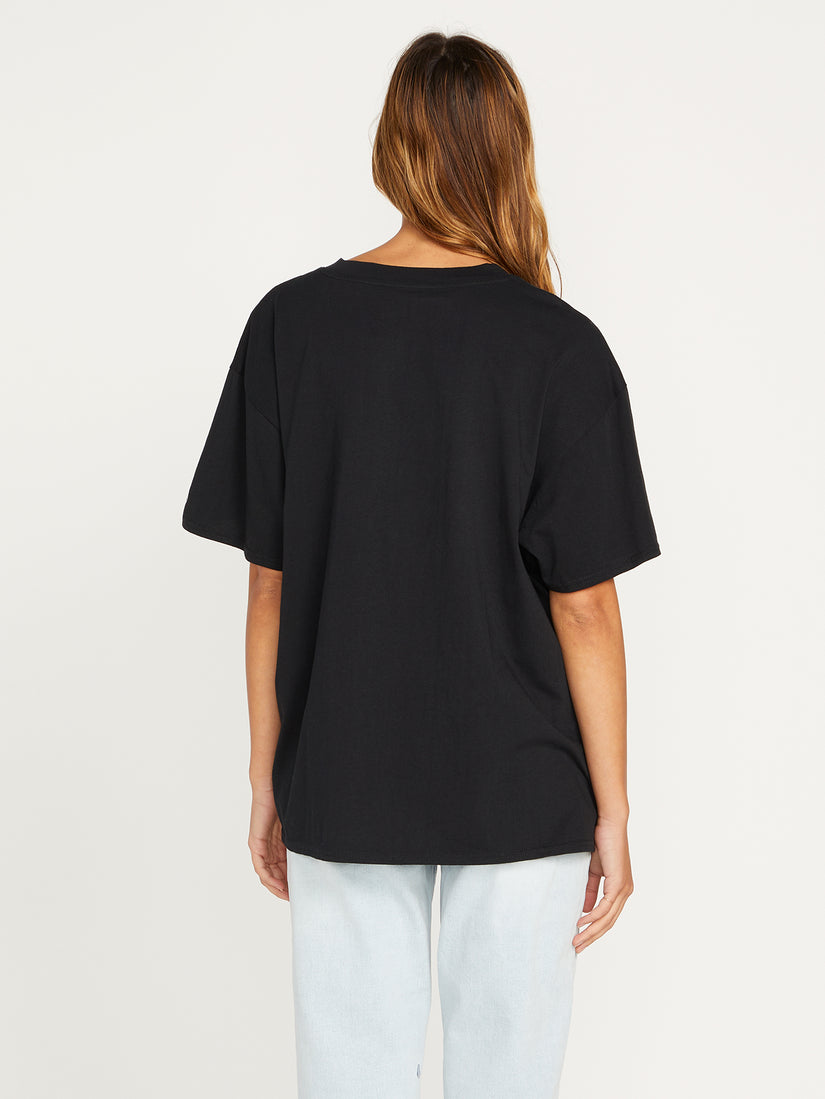 Stones Throw Solid Short Sleeve Tee - Black (B3512311_BLK) [B]