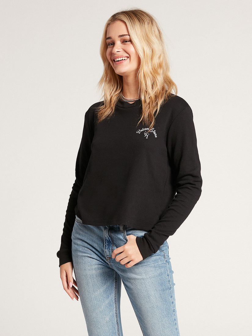 Thermality Long Sleeve Tee - Black (B3632101_BLK) [F]