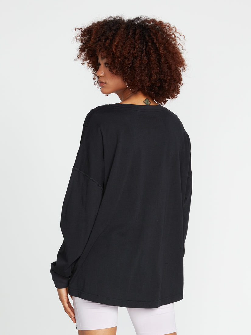 Werking Doubles Long Sleeve Tee - Black (B3632202_BLK) [B]