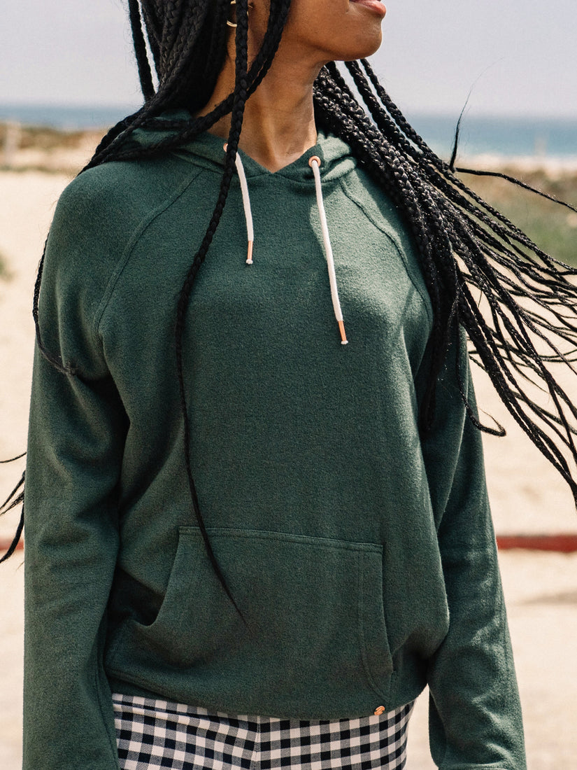 Lived In Lounge Hoodie - Dark Pine