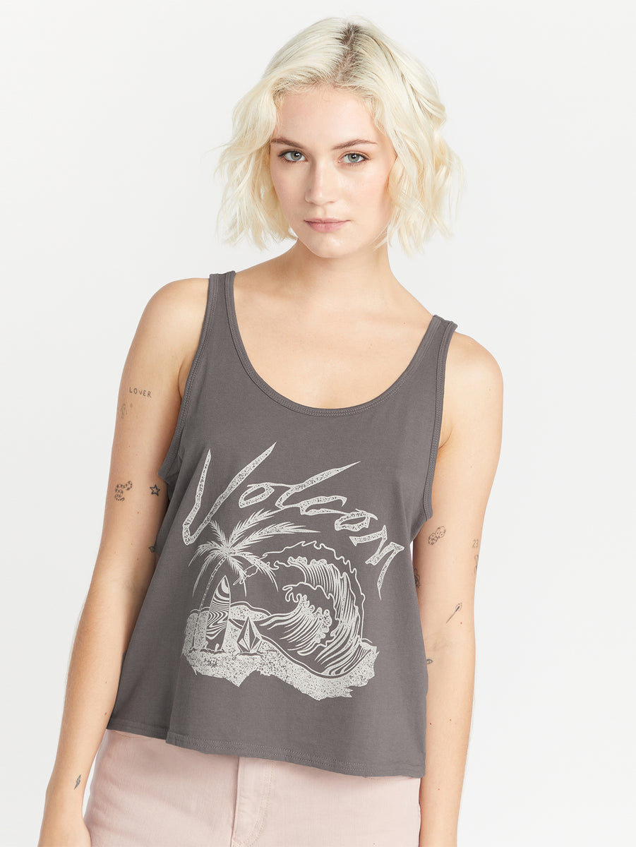 To The Bank Tank - Slate Grey – Volcom US