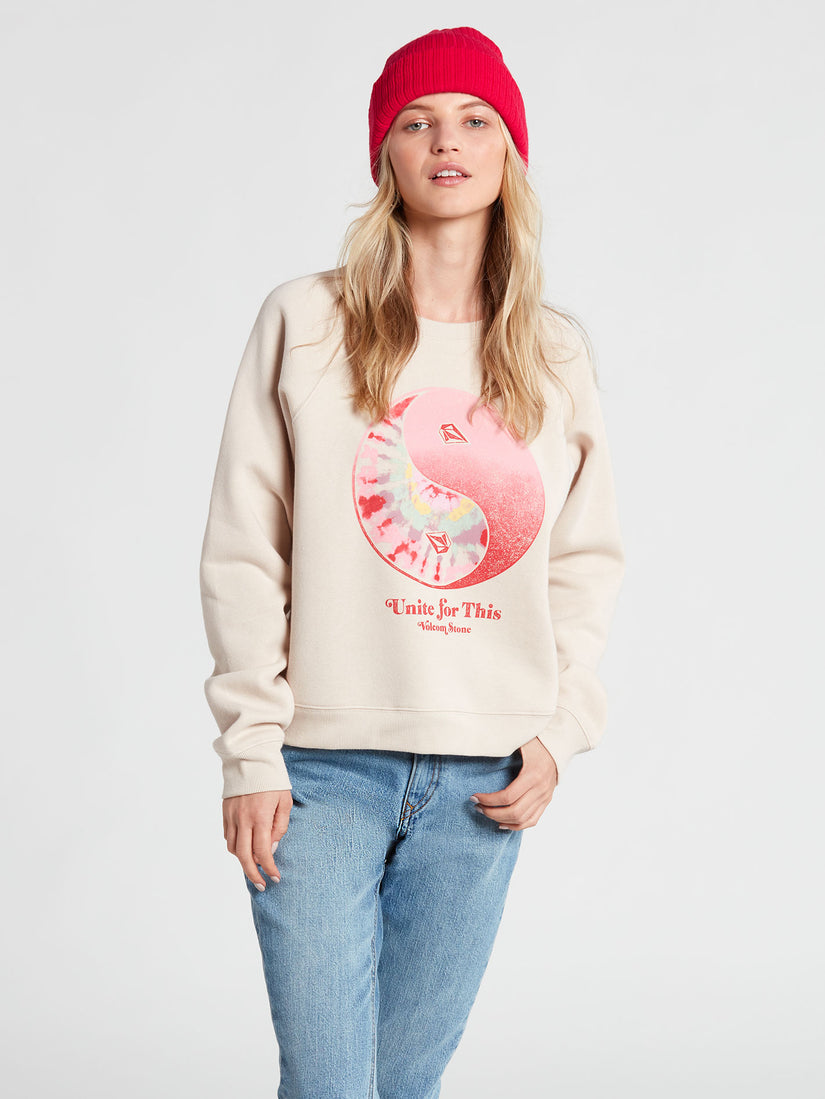 Truly Stokin Crew Neck Sweatshirt - Bone (B4632100_BNE) [F]