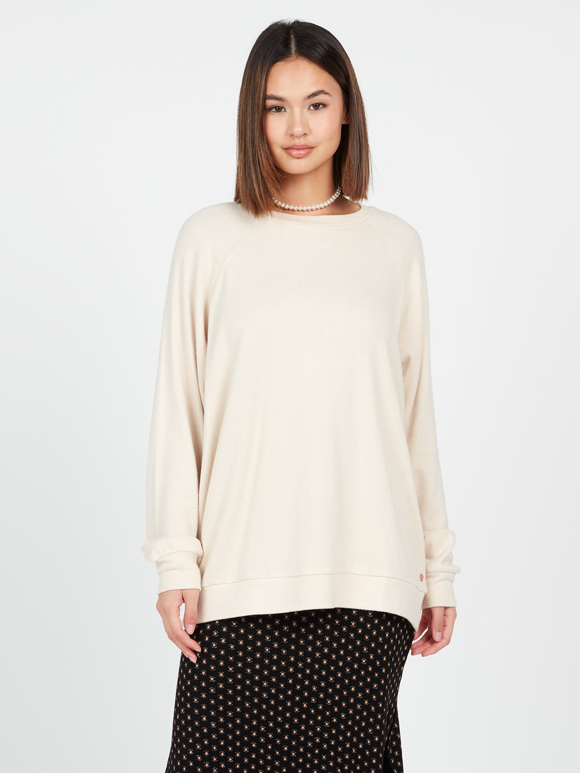 Lived In Lounge Fleece Sweatshirt - Sand (B4632200_SAN) [1]