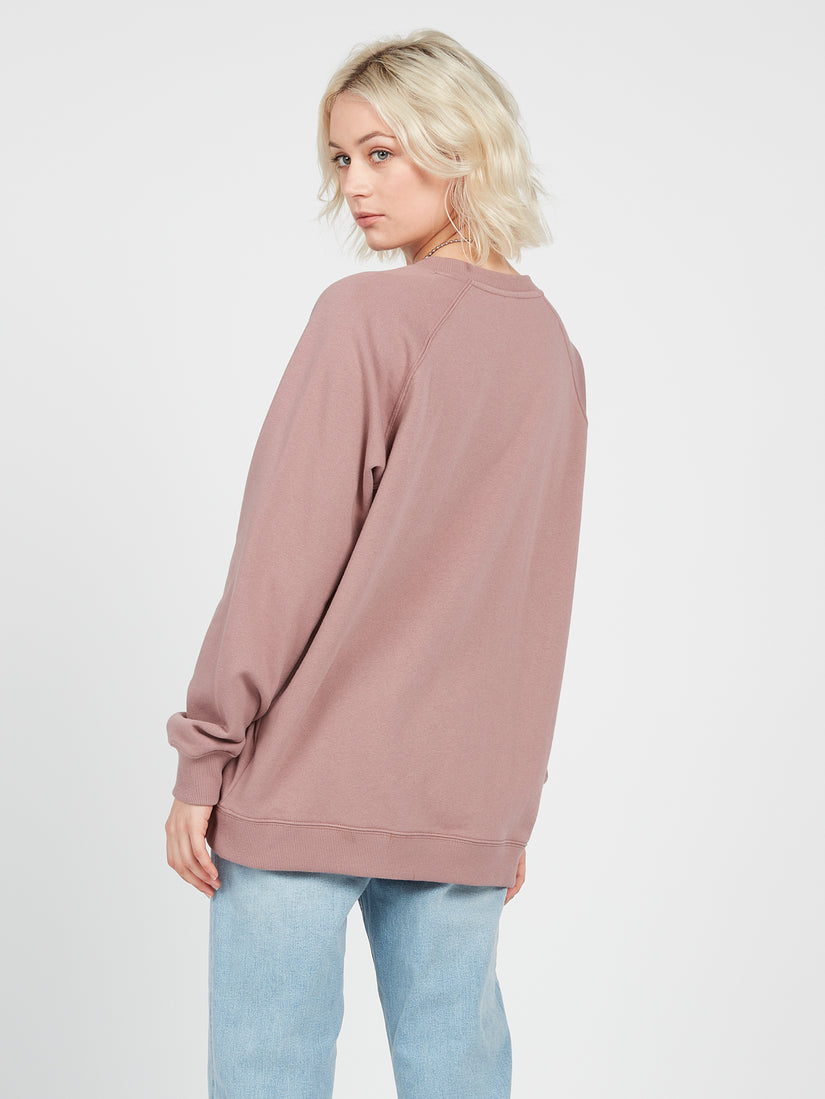 Stone Magic Boyfriend Sweatshirt - Raisin (B4642201_RSN) [B]