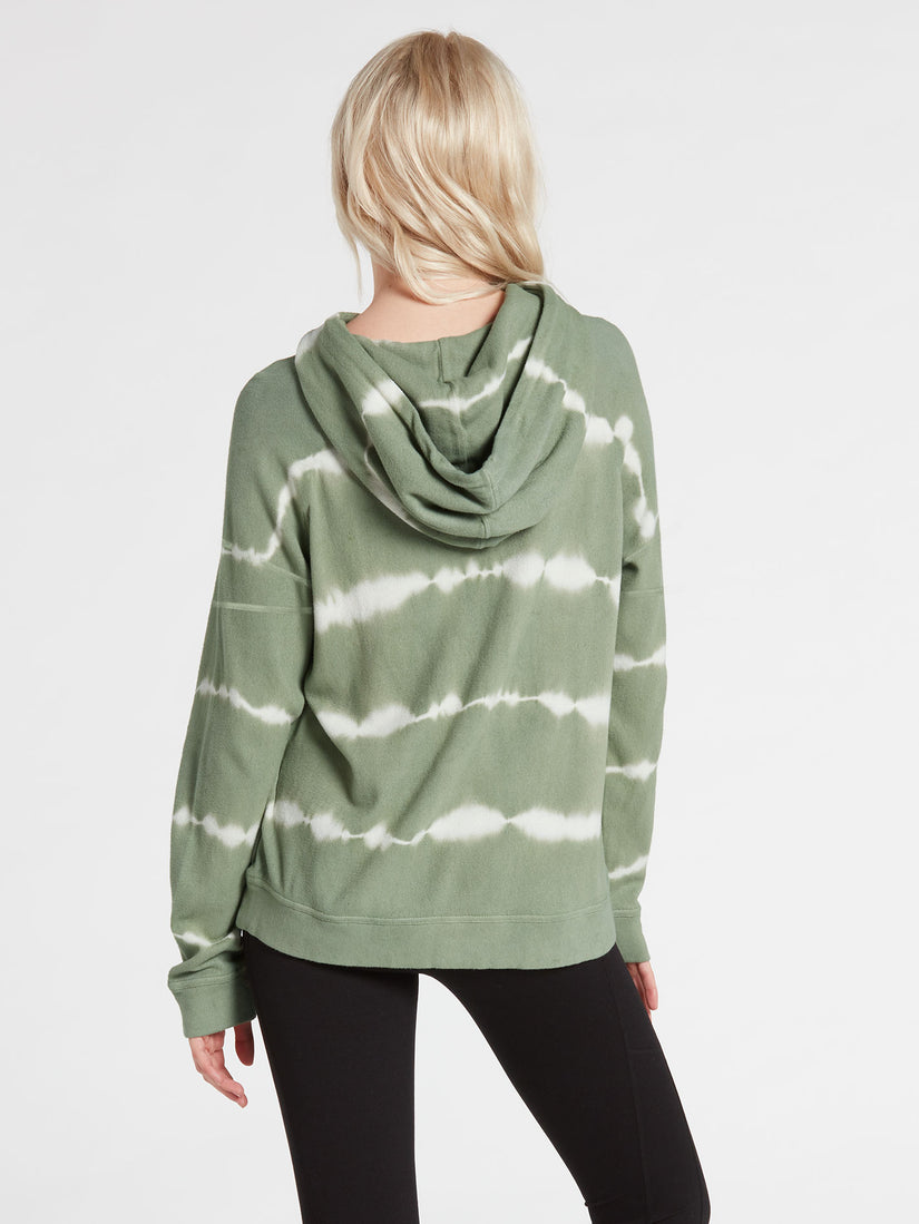 Lived In Lounge Zip Sweatshirt - Light Army (B4812102_LAR) [B]