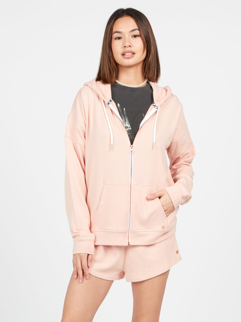 Lived In Lounge Zip Hoodie - Hazey Pink (B4832203_HZP) [1]