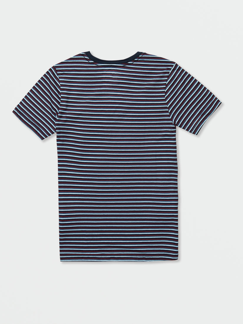 Big Boys Parables Stripes Crew Tee - Navy