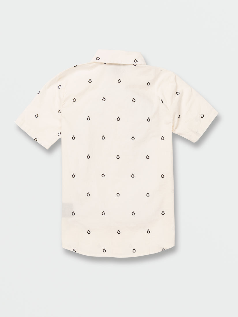 Big Boys Patterson Short Sleeve Shirt - White Flash