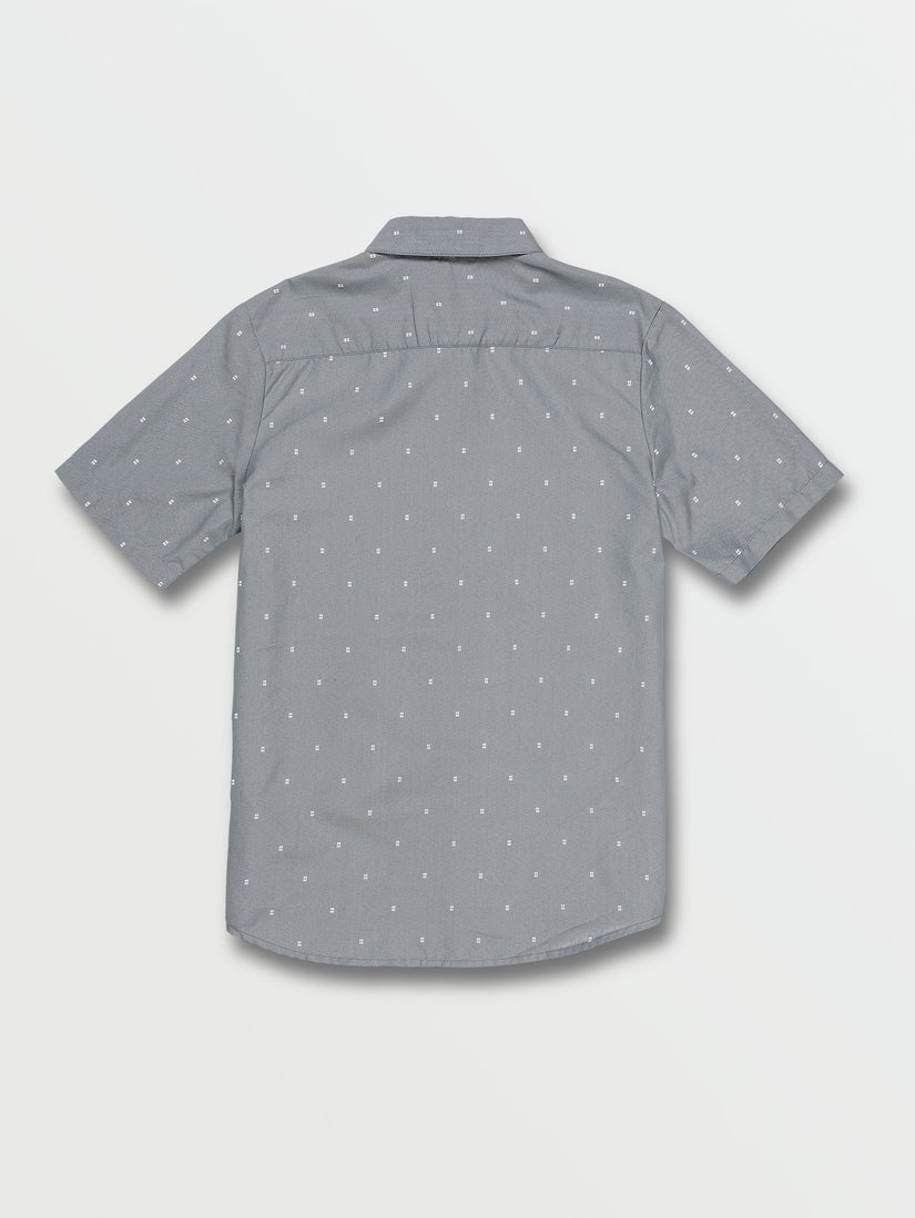 Big Boys Eanes Button Up Short Sleeve Shirt - Ashley Blue