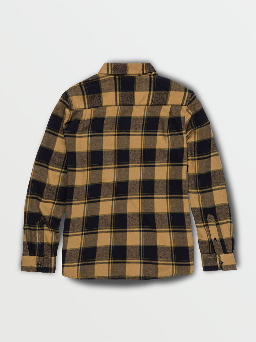 Big Boys Caden Flannel - Dark Khaki