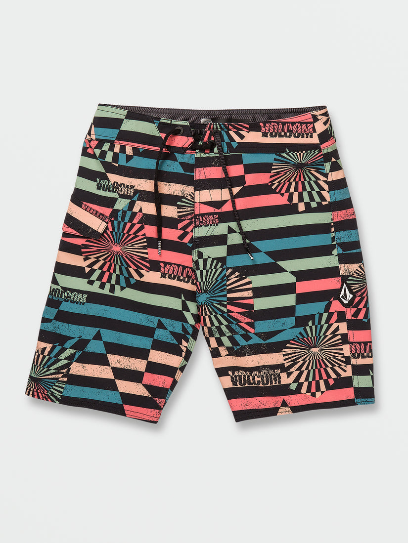 Big Boys Stone Stripe Mod-Tech Trunks - Multi