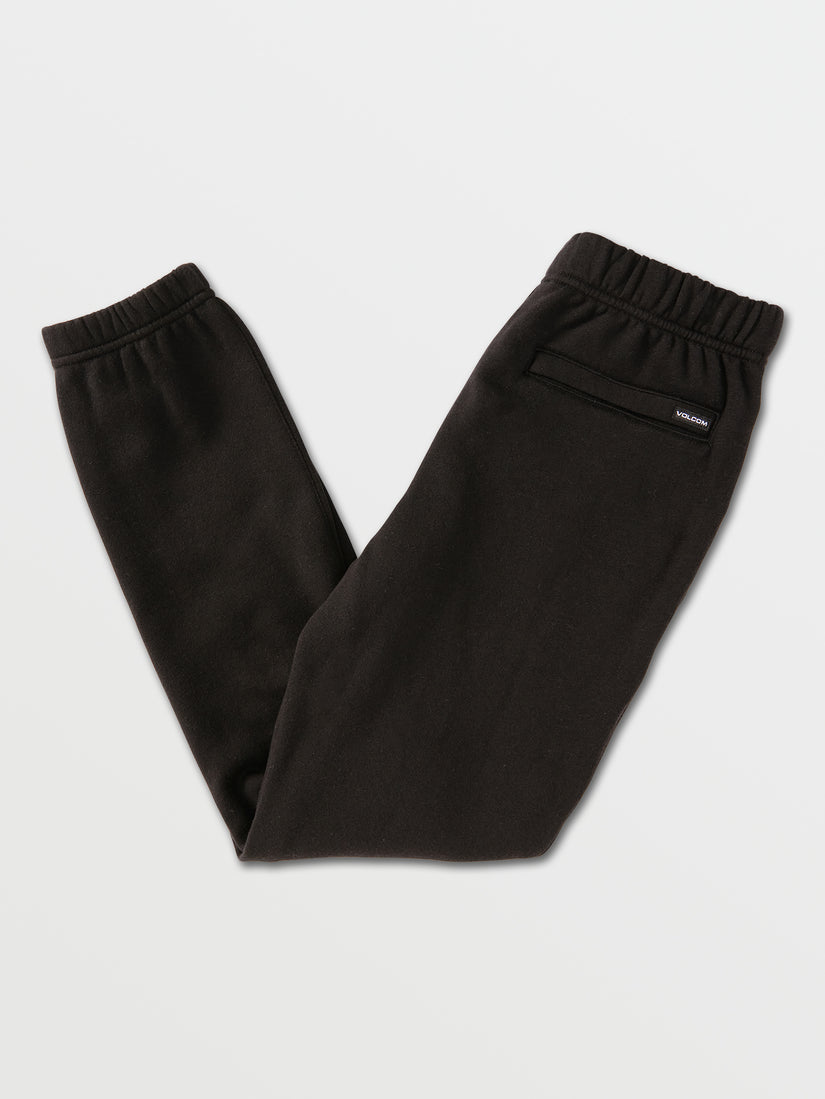 Big Boys Iconic Stone Fleece Pants - Black (C1232100_BLK) [B]