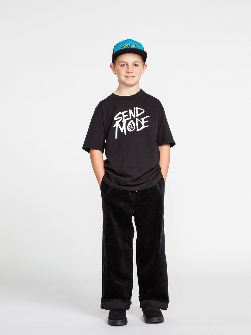 Big Boys Outerspaced Elastic Waist Pants - New Black (C1232232_NBK) [F]