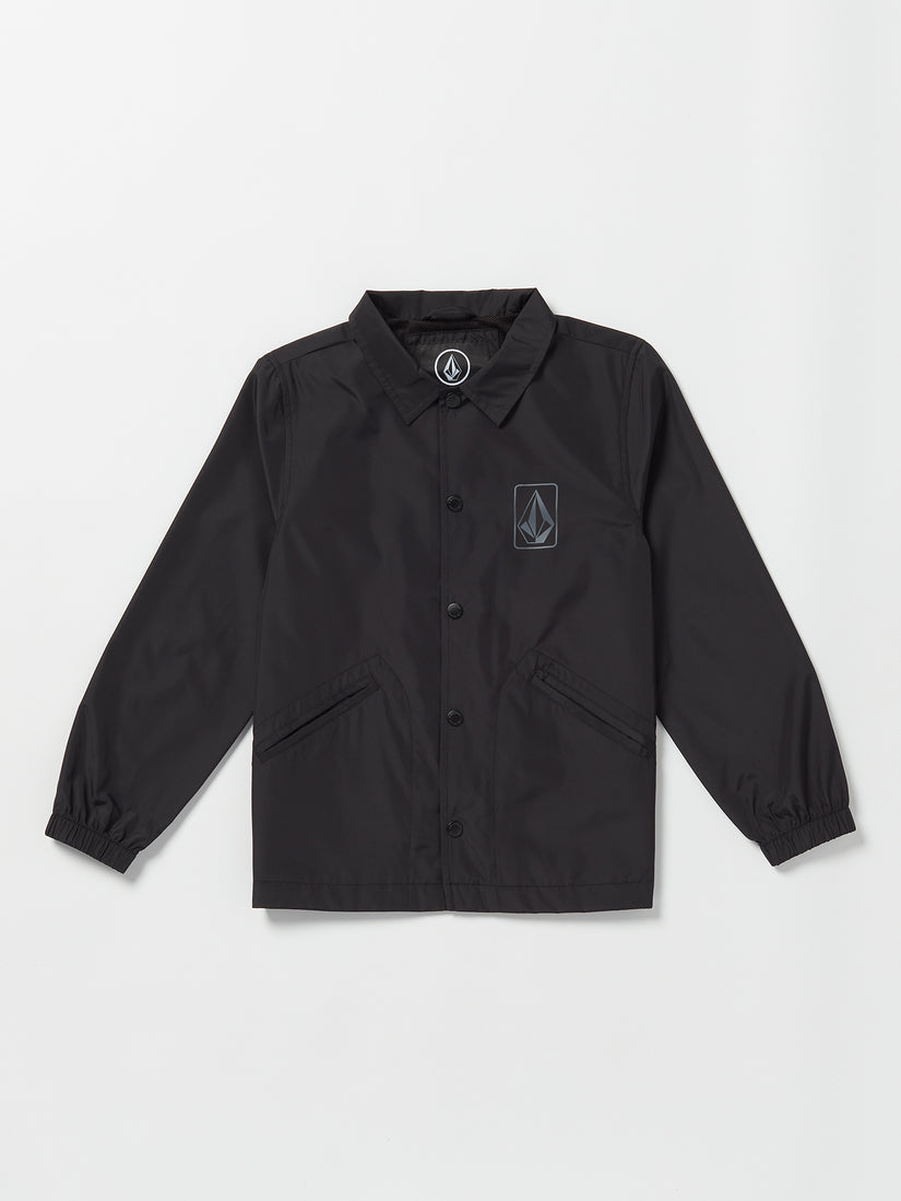 Big Boys Coaches Jacket - Black (C1532330_BLK) [F]