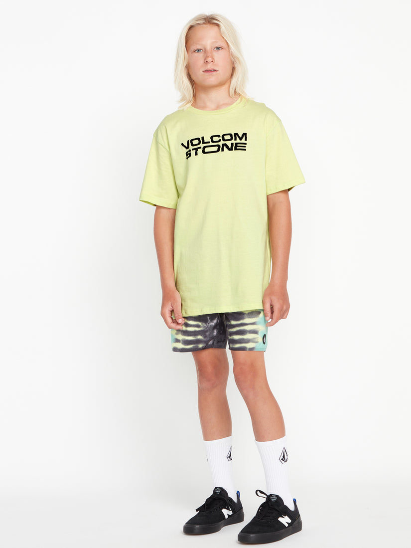 Big Boys Euroslash Short Sleeve Tee - Shadow Lime