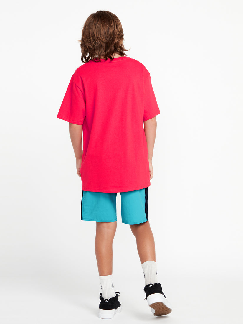 Big Boys Introspex Short Sleeve Tee - Ribbon Red