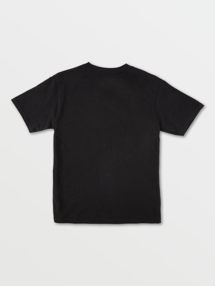 Big Boys Circle Stone Fill Short Sleeve Tee - Black (C3532100_BLK) [B]