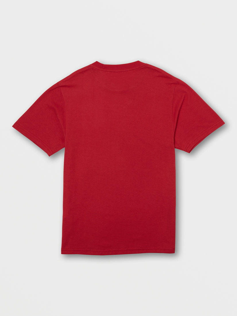 Big Boys Rippeuro Short Sleeve Tee - Ribbon Red (C3532201_RNR) [B]