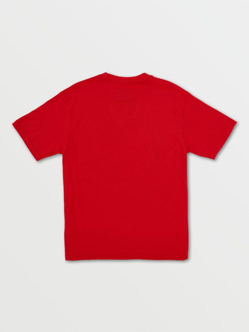 Big Boys Crisp Sone Short Sleeve Tee - Ribbon Red