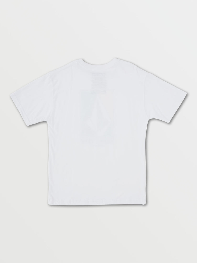 Big Boys Four Up Short Sleeve Shirt - White