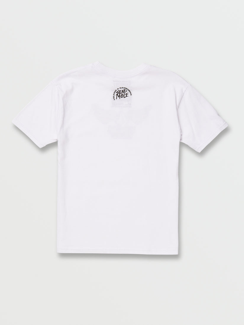 Big Boys Wingz Short Sleeve Tee - White (C3542233_WHT) [B]