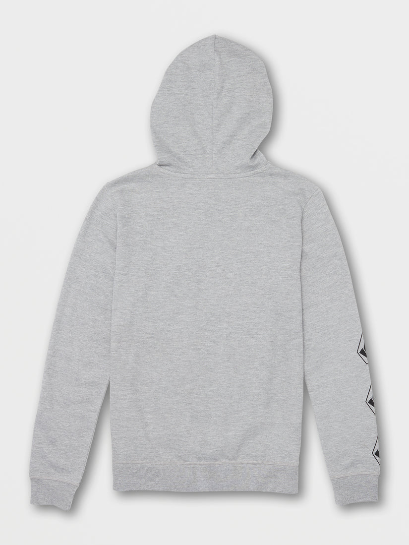 Big Boys Roundabout Pullover Fleece Hoodie - Heather Grey 2