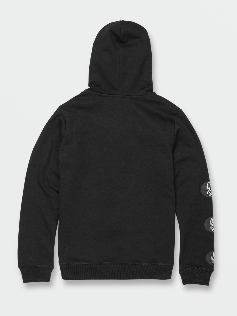 Big Boys Stone Stacker Fleece Hoodie - Black