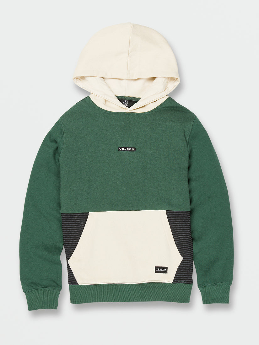 Big Boys Foley Pullover Fleece Hoodie - Trekking Green