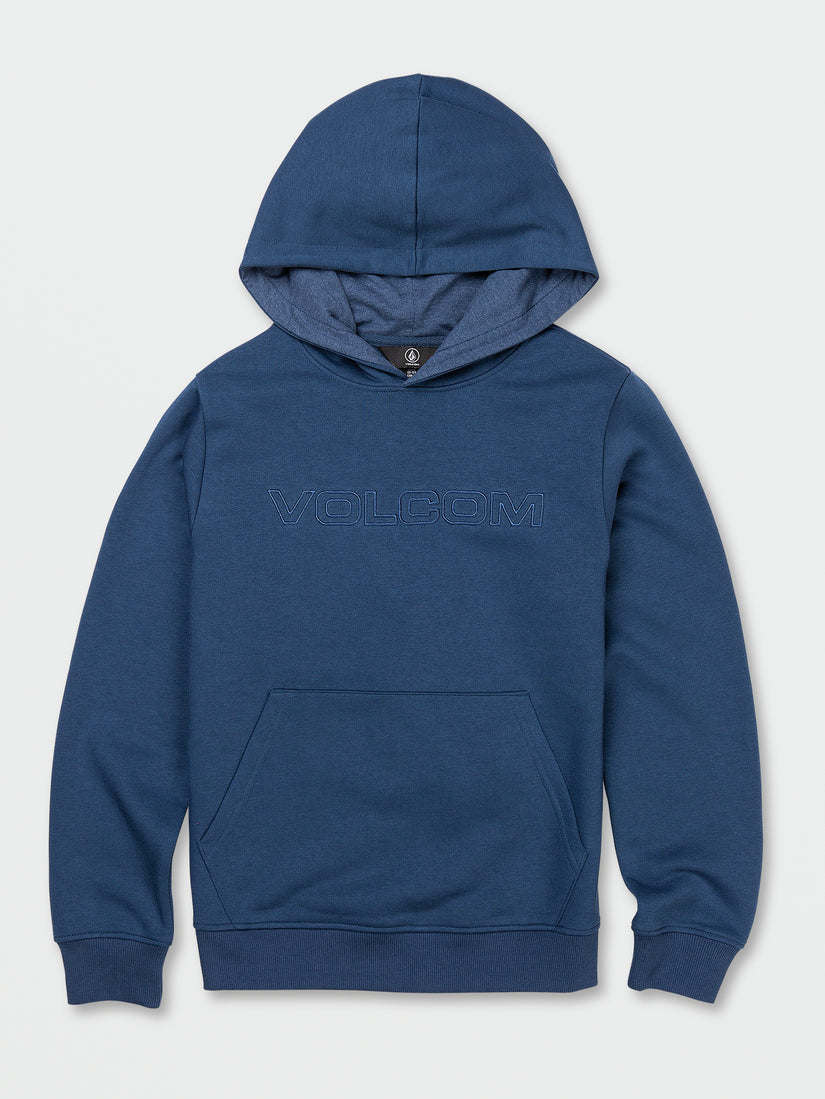 Big Boys Stone South Shore Pullover Sweatshirt - Smokey Blue