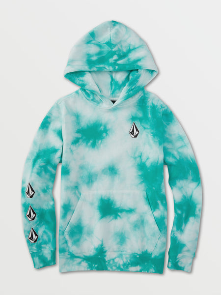 Volcom shops Scrowed Tie Dye Pullover Hoodie Blue Black Purple