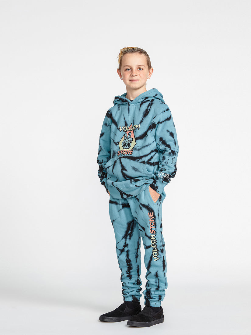 Big Boys Caden Dye Pullover Hoodie - Pale Aqua (C4132230_PAQ) [03]