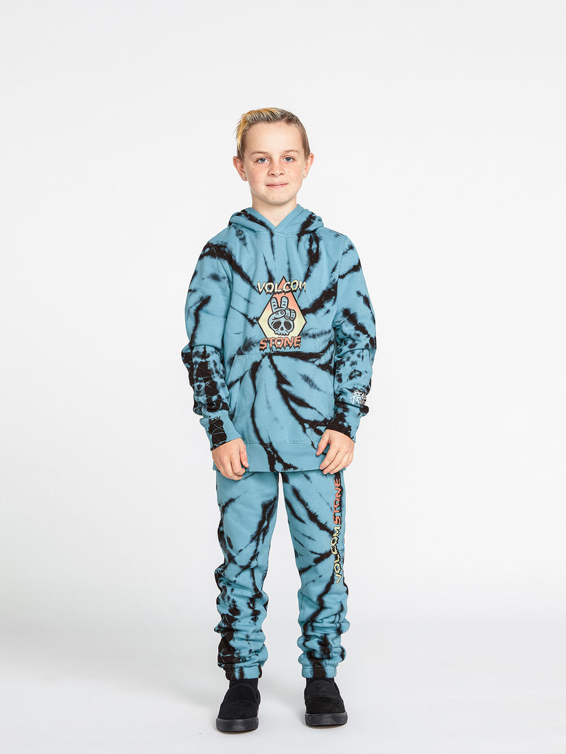 Big Boys Caden Dye Pullover Hoodie - Pale Aqua (C4132230_PAQ) [65]