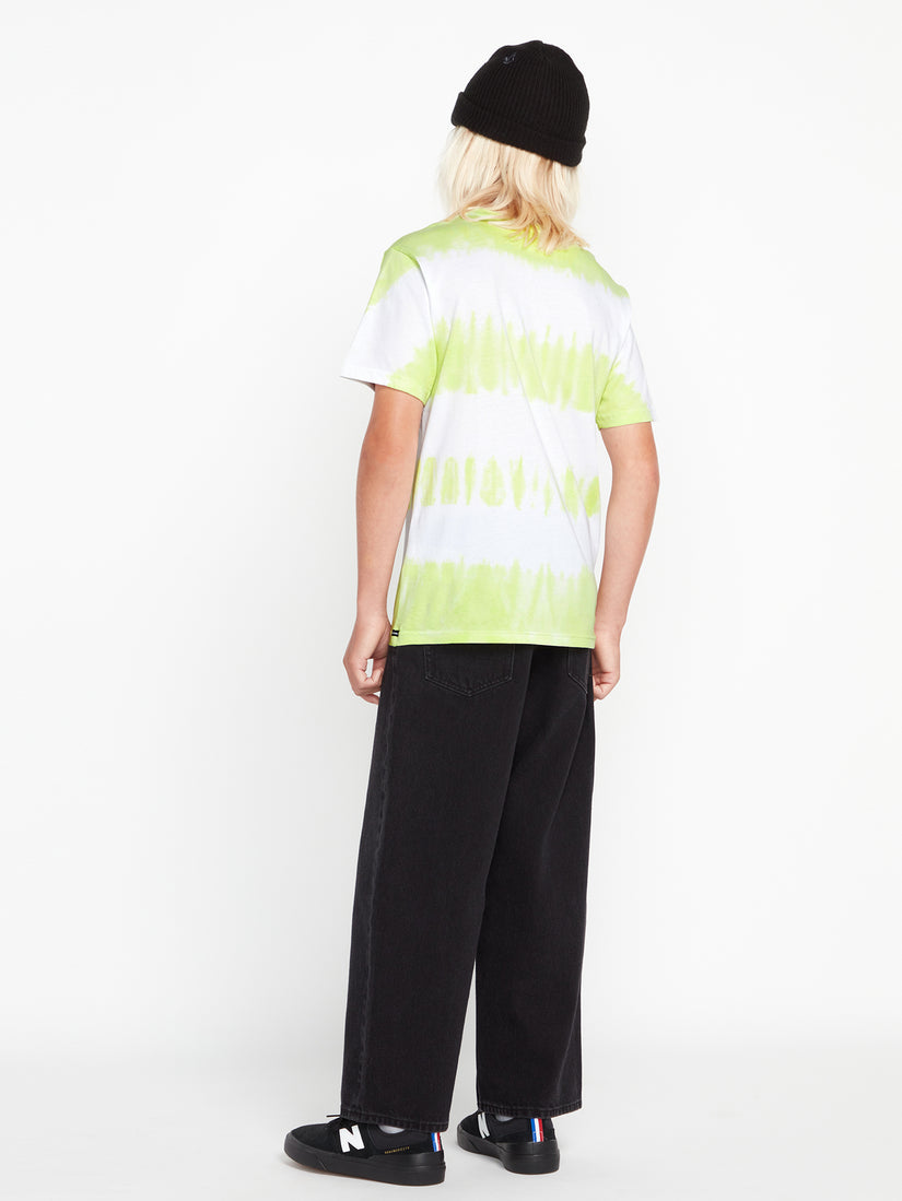 Big Boys Psychdye Short Sleeve Tee - Shadow Lime