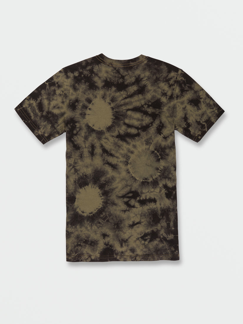 Big Boys Iconic Stone Dye Short Sleeve Tee - Military (C5232200_MIL) [B]