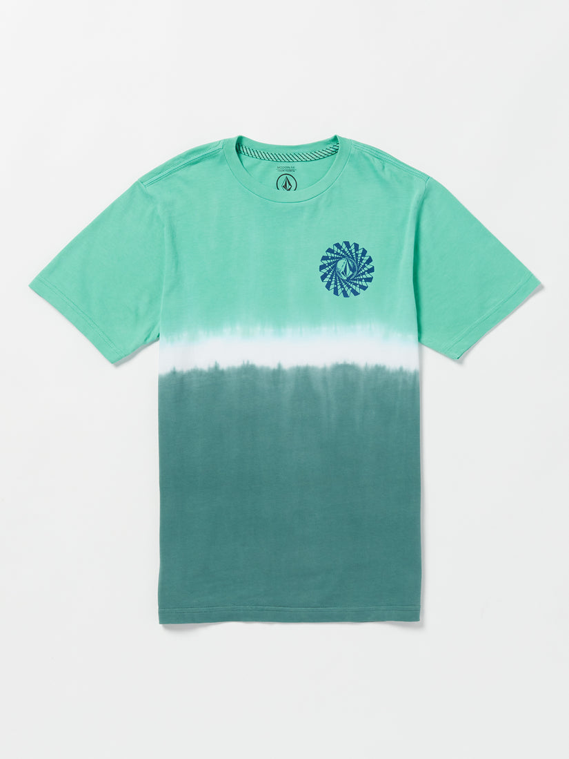 Big Boys Molcher Dip Dye Short Sleeve Tee - Service Blue (C5232330_SVB) [F]