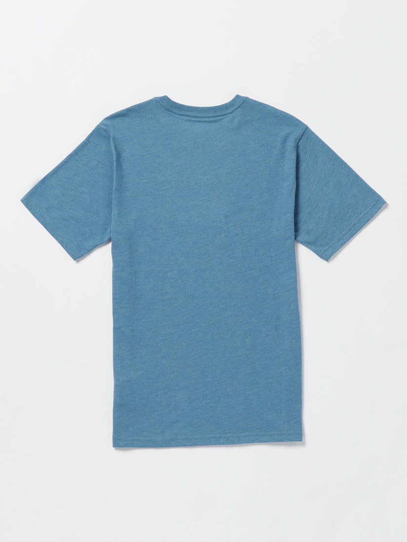 Big Boys Stone Link Short Sleeve Tee - Indigo Ridge Heather (C5712300_IRH) [B]