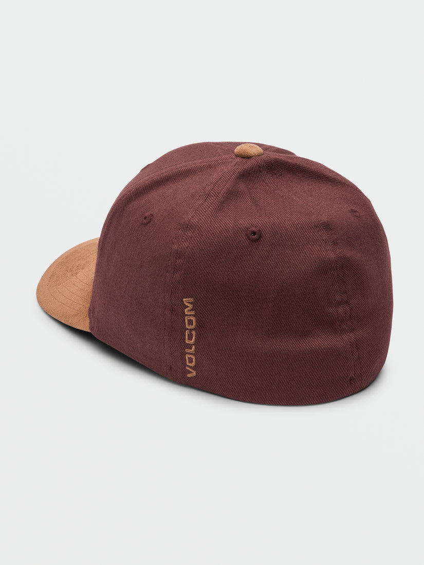 Full Stone Heather Flexfit® Hat - Mahogany (D5532218_MAH) [B]