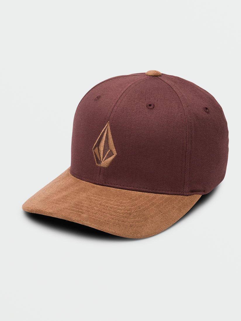 Full Stone Heather Flexfit® Hat - Mahogany (D5532218_MAH) [F]