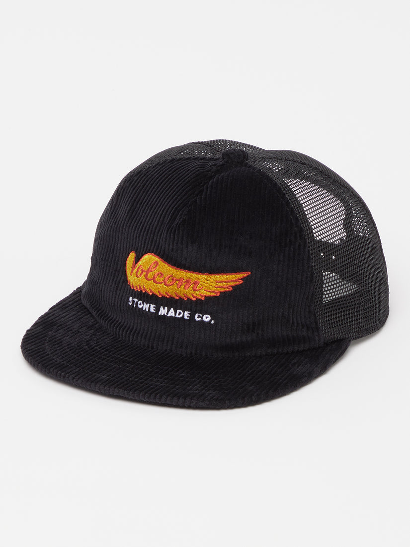 Stone Draft Cheese Hat - Black (D5532306_BLK) [F]