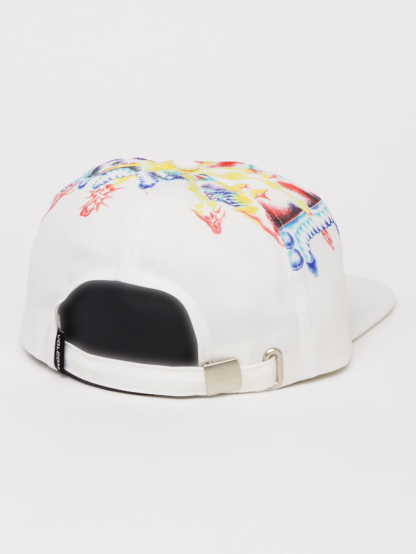 Featured Artist Sam Ryser Adjustable Hat - White (D5532311_WHT) [B]