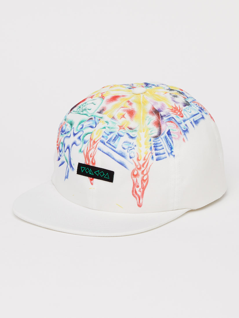 Featured Artist Sam Ryser Adjustable Hat - White (D5532311_WHT) [F]