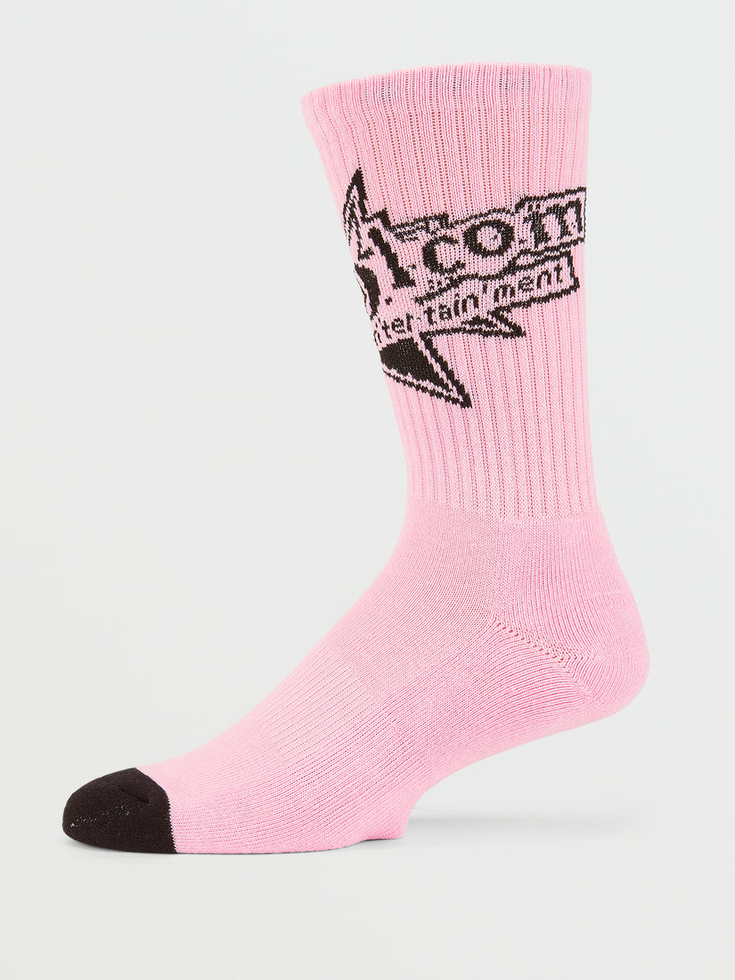 Volcom Entertainment Socks - Reef Pink