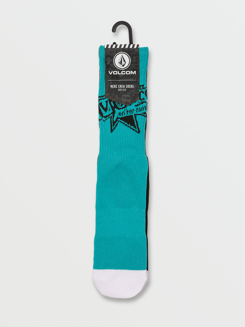 Volcom Entertainment Socks - Temple Teal (D6312301_TMT) [B]