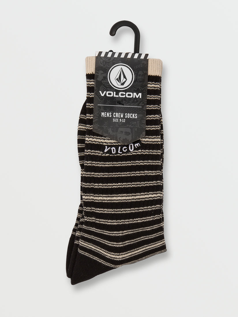 Stripes Socks - Black (D6312305_BLK) [B]