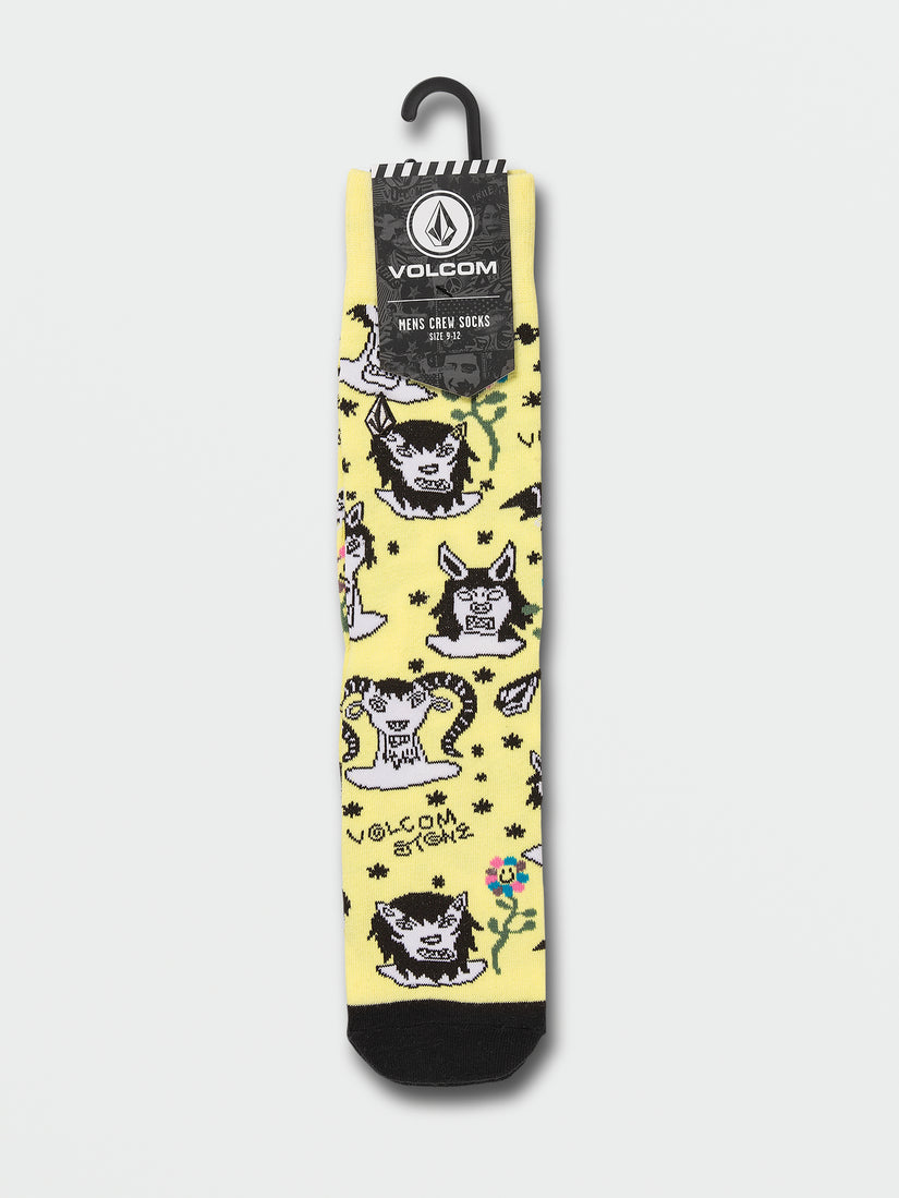 Surf Vitals Ozzy Socks - Glimmer Yellow (D6322200_GLY) [2]