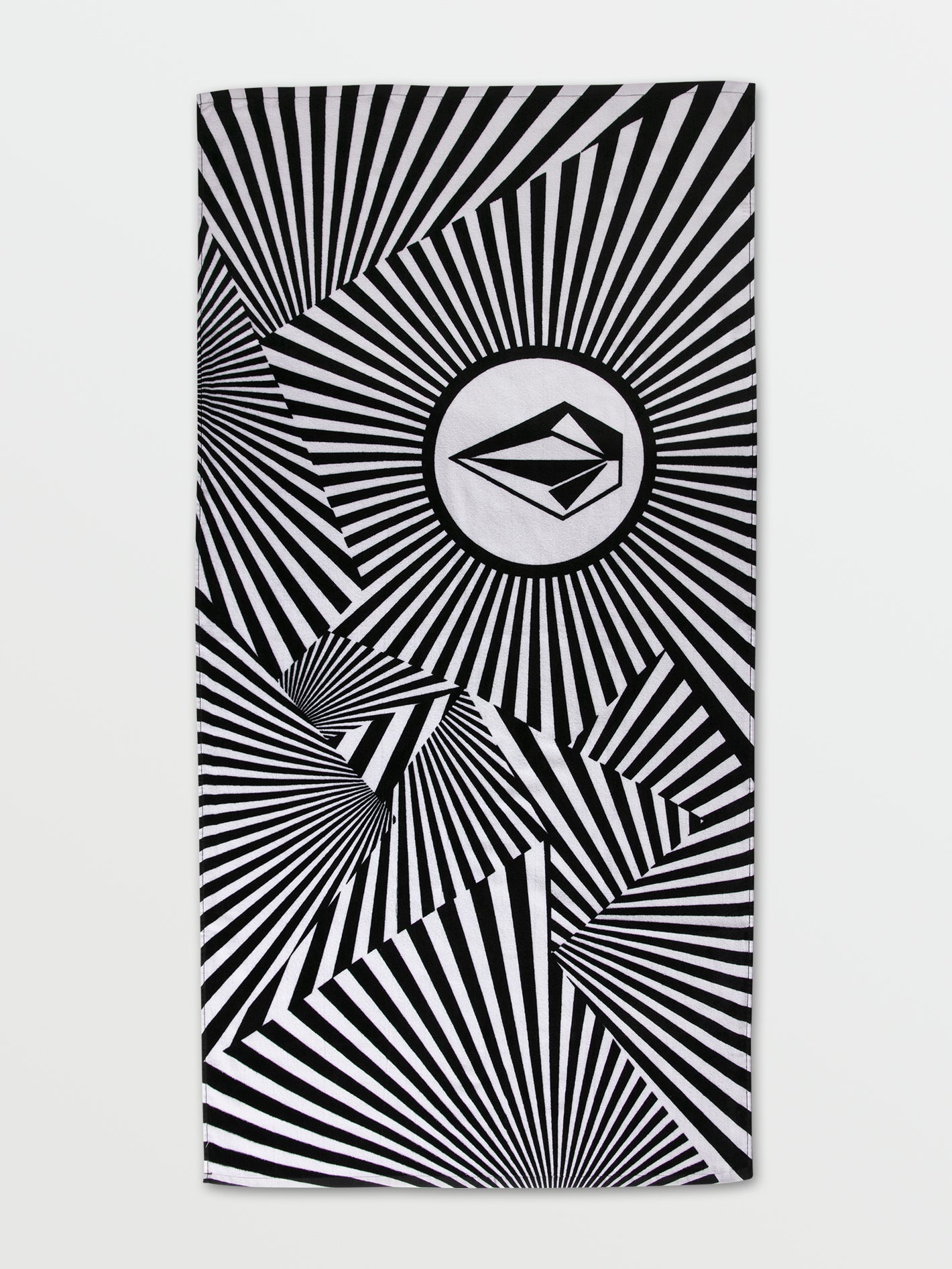 Volcom Stone Ray Towel, Black White, Size O/S